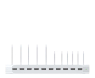 UNITEK Stacja ładująca 10xUSB 2.4A 60W Y-2190D01-EU - 1295135 - zdjęcie 3